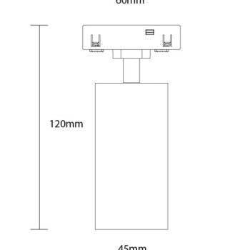 LED magnetinis prožektorius M05, 12W, neutrali balta šviesa LED magnetinis prožektorius M05, 12W, neutrali balta šviesa