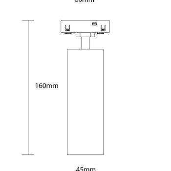 LED magnetinis prožektorius M05, 15W, šilta balta šviesa