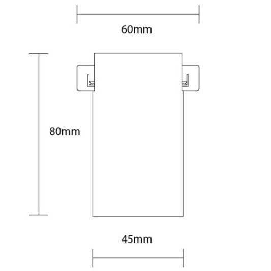 LED magnetinis šviestuvas M05, 7W, šilta balta šviesa