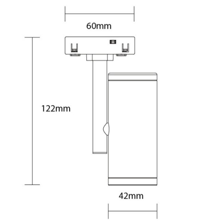 LED magnetinis prožektorius M05, 7W, neutrali balta šviesa LED magnetinis prožektorius M05, 7W, neutrali balta šviesa