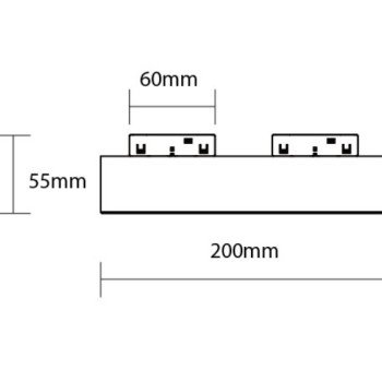 LED magnetinis lubų šviestuvas M05, 20W, šilta balta šviesa LED magnetinis lubų šviestuvas M05, 20W, šilta balta šviesa