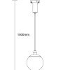 LED magnetinis kabantis šviestuvas M05, 5W, šilta balta šviesa LED magnetinis kabantis šviestuvas M05, 5W, šilta balta šviesa
