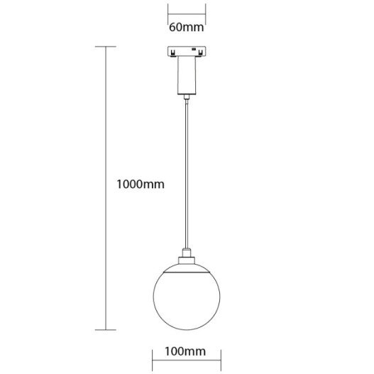 LED magnetinis kabantis šviestuvas M05, 5W, šilta balta šviesa LED magnetinis kabantis šviestuvas M05, 5W, šilta balta šviesa