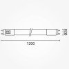 LED lempa T8 18W, stiklinė, CCT