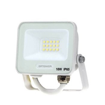 LED prožektorius, baltas, 90Lm/W, 10W, neutrali balta šviesa LED prožektorius, baltas, 90Lm/W, 10W, neutrali balta šviesa
