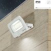 LED prožektorius, baltas, 90Lm/W, 20W, šilta balta šviesa