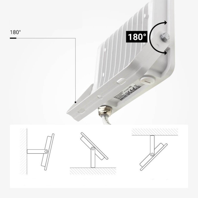 LED prožektorius, baltas, 90Lm/W, 30W, neutrali balta šviesa LED prožektorius, baltas, 90Lm/W, 30W, neutrali balta šviesa