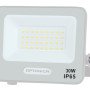 LED prožektorius, baltas, 90Lm/W, 30W, šilta balta šviesa