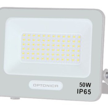 LED prožektorius, baltas, 90Lm/W, 50W, šalta balta šviesa