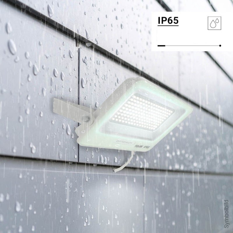 LED prožektorius, baltas, 90Lm/W, 100W, neutrali balta šviesa