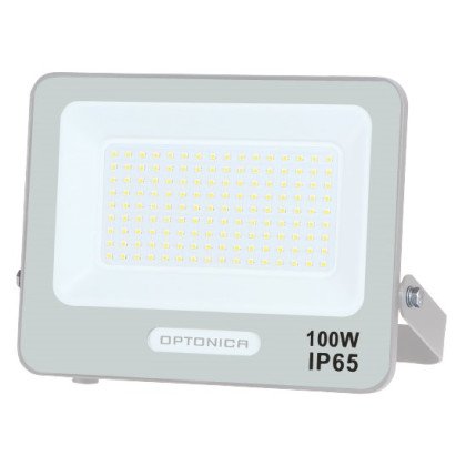 LED prožektorius, baltas, 90Lm/W, 100W, šilta balta šviesa