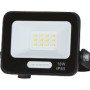 LED prožektorius, juodas, 90Lm/W, 10W, neutrali balta šviesa