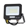 LED prožektorius, juodas, 90Lm/W, 20W, šilta balta šviesa