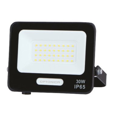 LED prožektorius, juodas, 90Lm/W, 30W, šalta balta šviesa