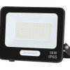 LED prožektorius, juodas, 90Lm/W, 50W, neutrali balta šviesa