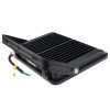 LED prožektorius, juodas, 90Lm/W, 100W, šilta balta šviesa