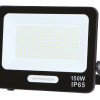 LED prožektorius, juodas, 90Lm/W, 150W, šalta balta šviesa