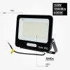 LED prožektorius, juodas, 90Lm/W, 150W, šalta balta šviesa