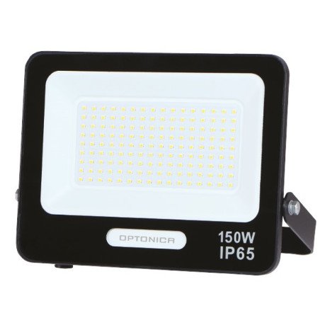 LED prožektorius, juodas, 90Lm/W, 150W, neutrali balta šviesa