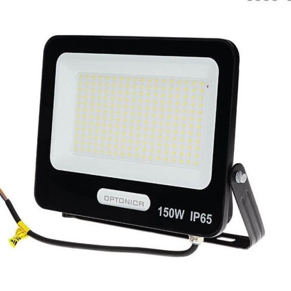 LED prožektorius, juodas, 90Lm/W, 150W, neutrali balta šviesa