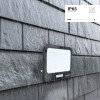 LED prožektorius, juodas, 90Lm/W, 300W, šalta balta šviesa