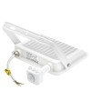 LED prožektorius, baltas, PIR jutiklis, 50W, 120°, neutrali balta šviesa