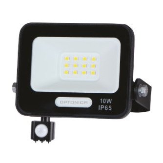 LED prožektorius, juodas, PIR jutiklis, 10W, 120°, neutrali balta šviesa LED prožektorius, juodas, PIR jutiklis, 10W, 120°, neutrali balta šviesa