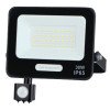 LED prožektorius, juodas, PIR jutiklis, 30W, 120°, šalta balta šviesa LED prožektorius, juodas, PIR jutiklis, 30W, 120°, šalta balta šviesa
