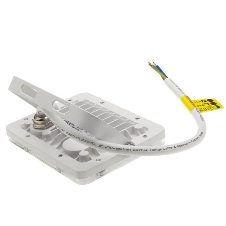 LED prožektorius, baltas, 100Lm/W, 10W, šalta balta šviesa LED prožektorius, baltas, 100Lm/W, 10W, šalta balta šviesa