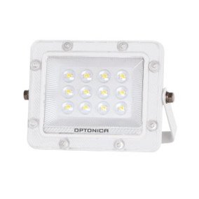 LED prožektorius, baltas, 100Lm/W, 10W, neutrali balta šviesa LED prožektorius, baltas, 100Lm/W, 10W, neutrali balta šviesa