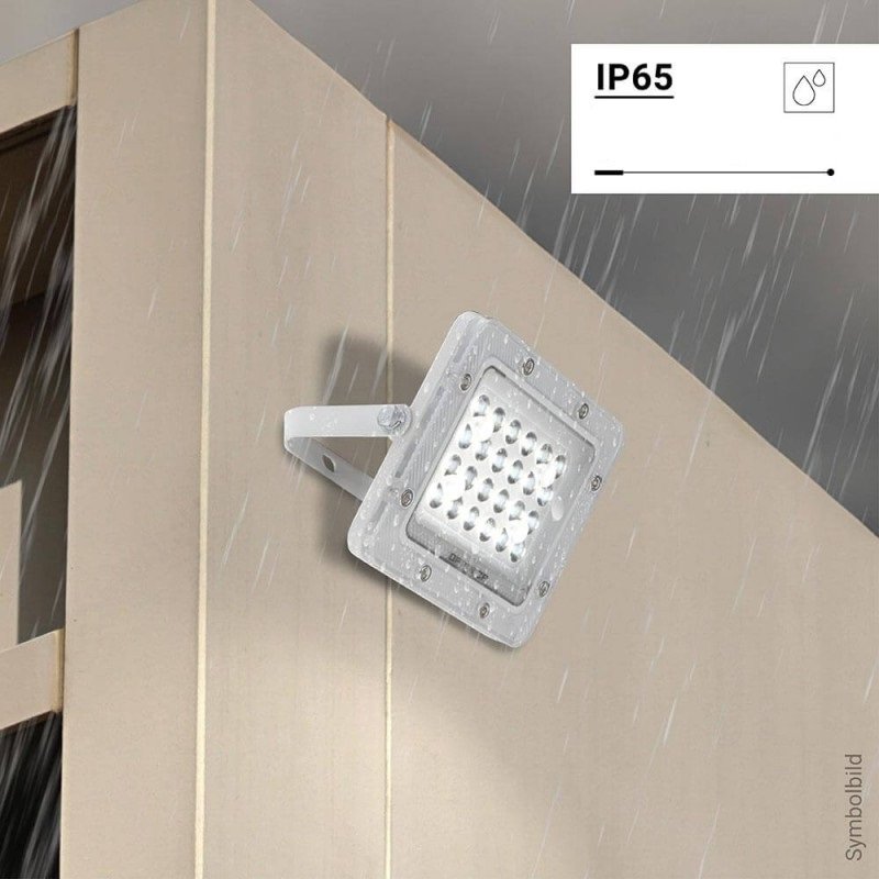 LED prožektorius, baltas, 100Lm/W, 20W, šalta balta šviesa