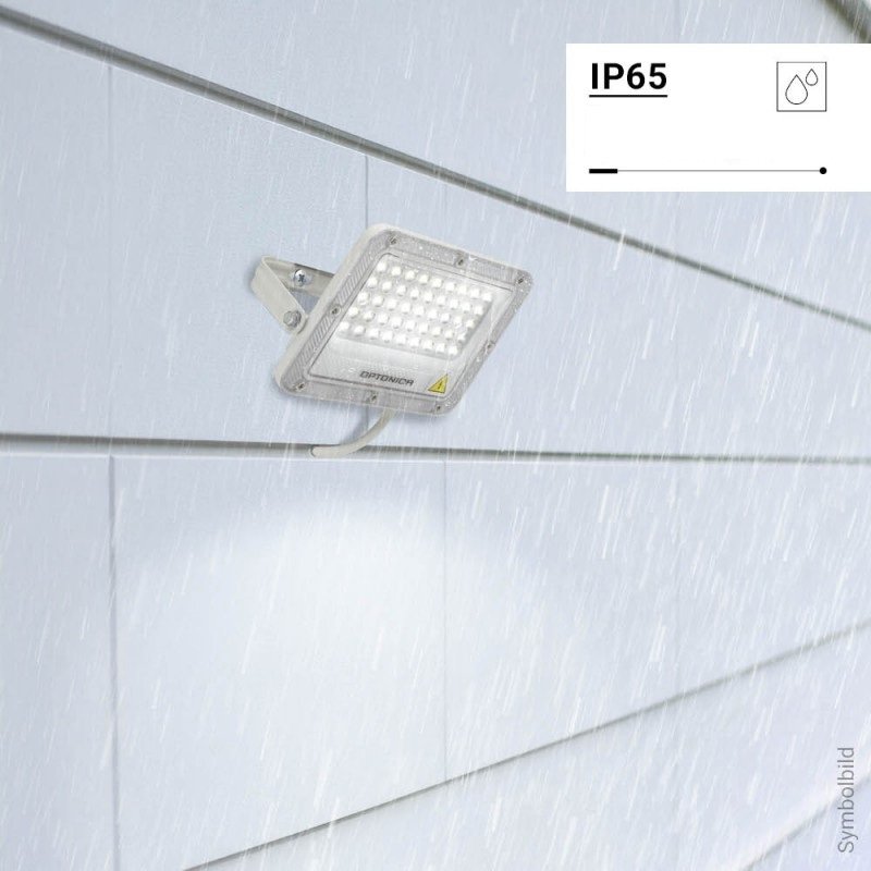 LED prožektorius, baltas, 100Lm/W, 30W, neutrali balta šviesa