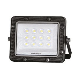 LED prožektorius, juodas, 100Lm/W, 10W, neutrali balta šviesa