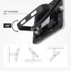 LED prožektorius, juodas, 100Lm/W, 10W, neutrali balta šviesa