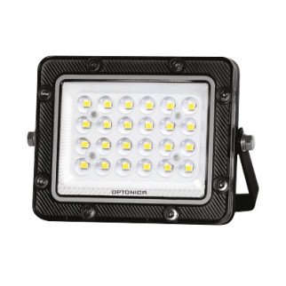 LED prožektorius, juodas, 100Lm/W, 20W, šalta balta šviesa