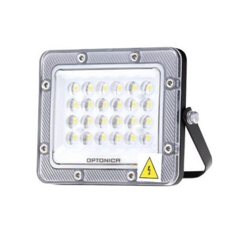 LED prožektorius, juodas, 100Lm/W, 20W, šalta balta šviesa