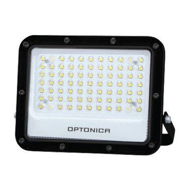 LED prožektorius, juodas, 100Lm/W, 50W, neutrali balta šviesa