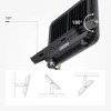 LED prožektorius, juodas, 100Lm/W, 100W, šalta balta šviesa LED prožektorius, juodas, 100Lm/W, 100W, šalta balta šviesa