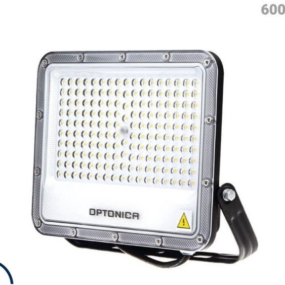 LED prožektorius, juodas, 100Lm/W, 100W, šilta balta šviesa LED prožektorius, juodas, 100Lm/W, 100W, šilta balta šviesa