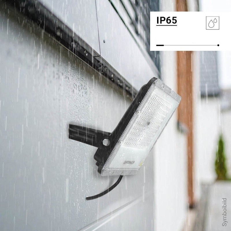 LED prožektorius, juodas, 100Lm/W, 100W, šilta balta šviesa LED prožektorius, juodas, 100Lm/W, 100W, šilta balta šviesa
