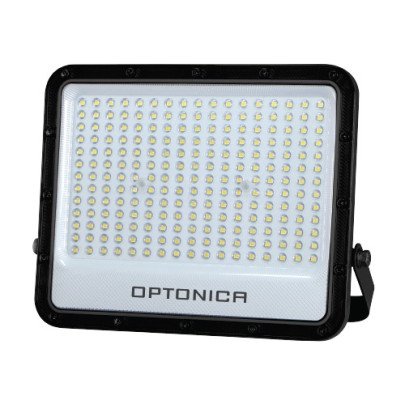LED prožektorius, juodas, 100Lm/W, 150W, neutrali balta šviesa