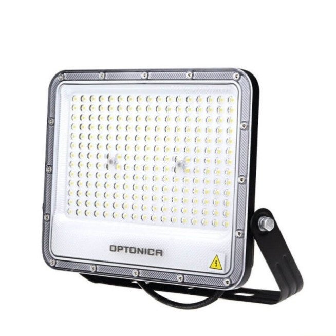 LED prožektorius, juodas, 100Lm/W, 150W, neutrali balta šviesa