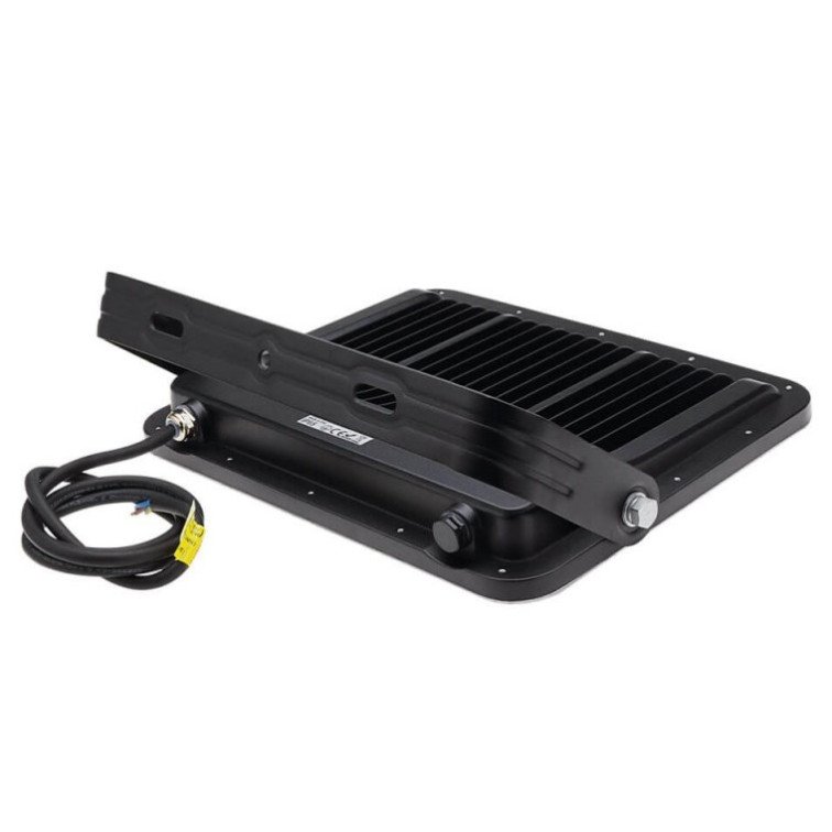LED prožektorius, juodas, 100Lm/W, 150W, neutrali balta šviesa