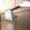 LED prožektorius, juodas, 100Lm/W, 150W, neutrali balta šviesa