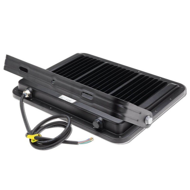 LED prožektorius, juodas, 140Lm/W, 200W, šalta balta šviesa