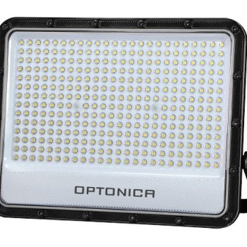 LED prožektorius, juodas, 140Lm/W, 200W, neutrali balta šviesa
