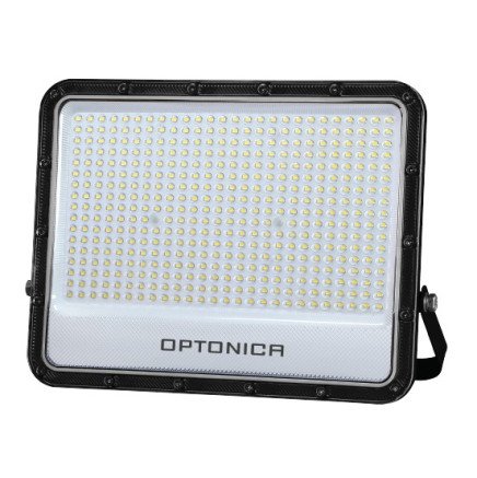 LED prožektorius, juodas, 140Lm/W, 300W, šalta balta šviesa