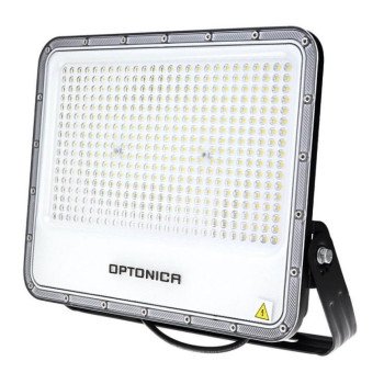 LED prožektorius, juodas, 140Lm/W, 300W, šalta balta šviesa