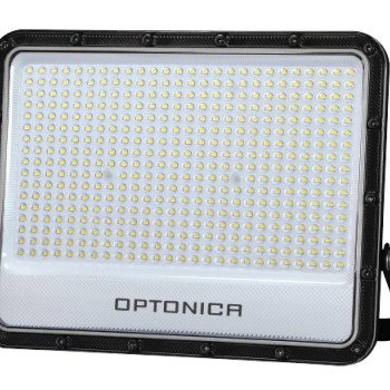 LED prožektorius, juodas, 140Lm/W, 300W, neutrali balta šviesa