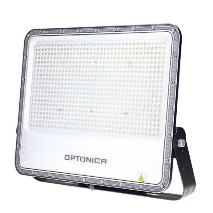 LED prožektorius, juodas, 140Lm/W, 400W, neutrali balta šviesa